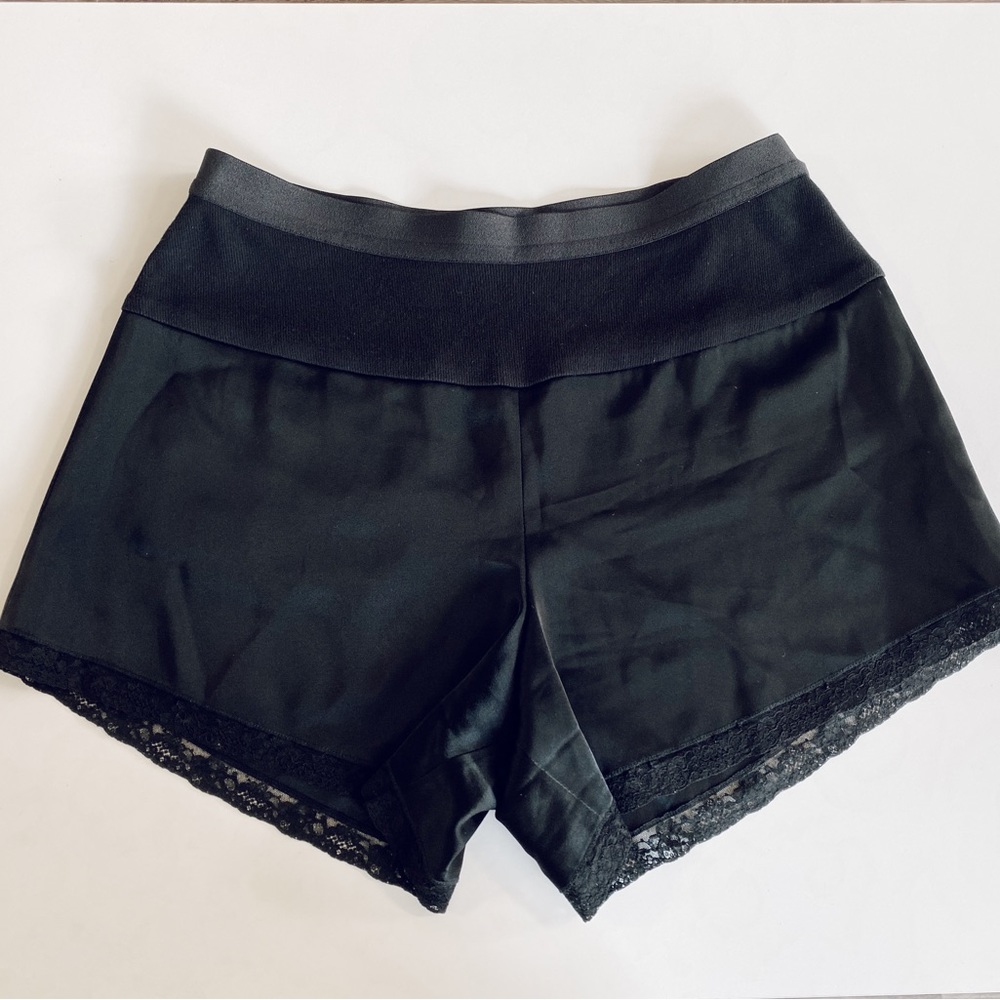 Alexander Wang T Satin Silky Shorts Lace Trim